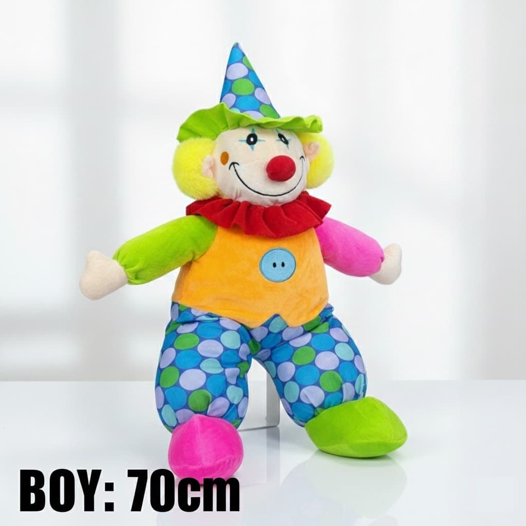 cm BÜYÜK BOY Palyaço Peluş Oyuncak Bebek