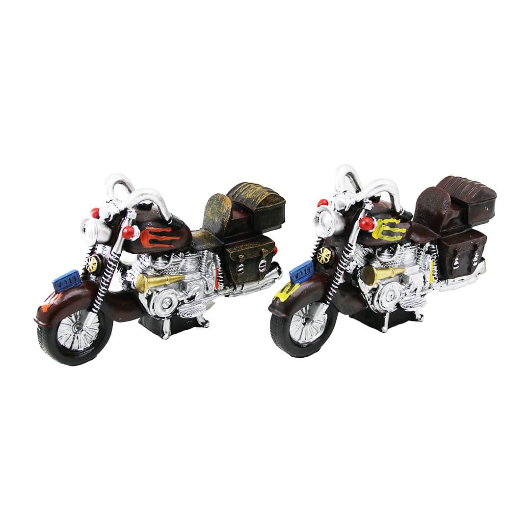 Kumbara Motorsiklet Vintage Dekoratif Biblo Kumbara