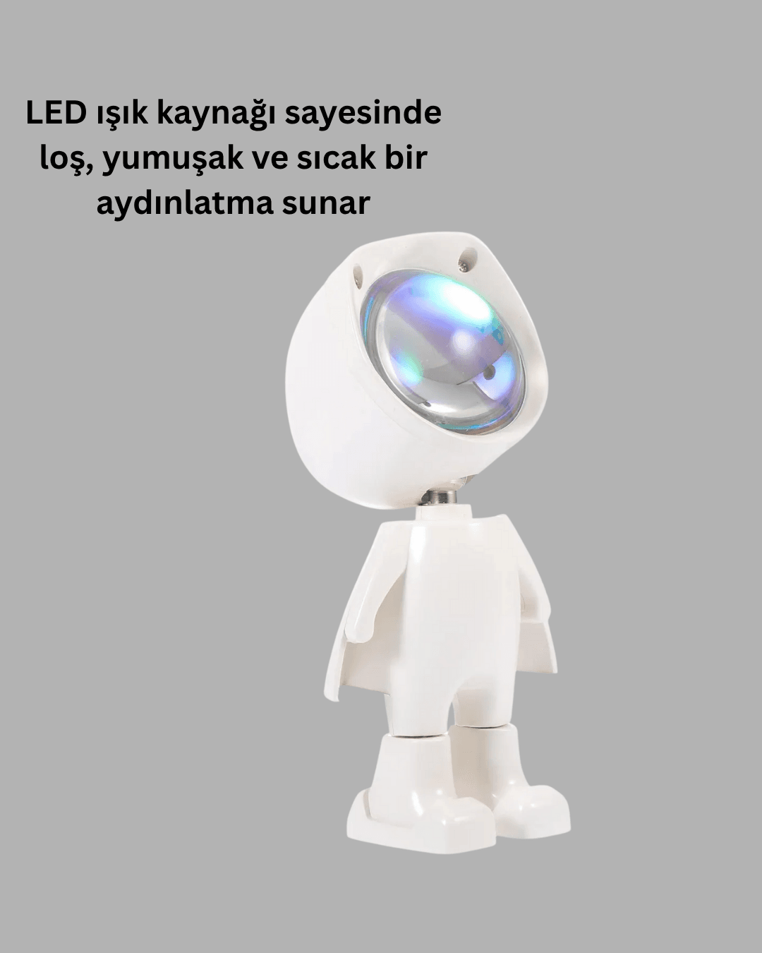 Dekoratif Gün Batımı Işığı – Astronot Figürlü