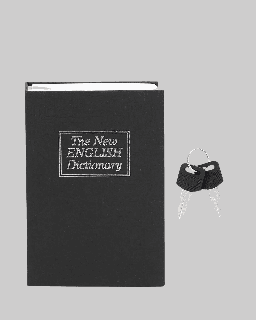 Gizli Kitap Kasa – Metal Gövdeli, Anahtarlı