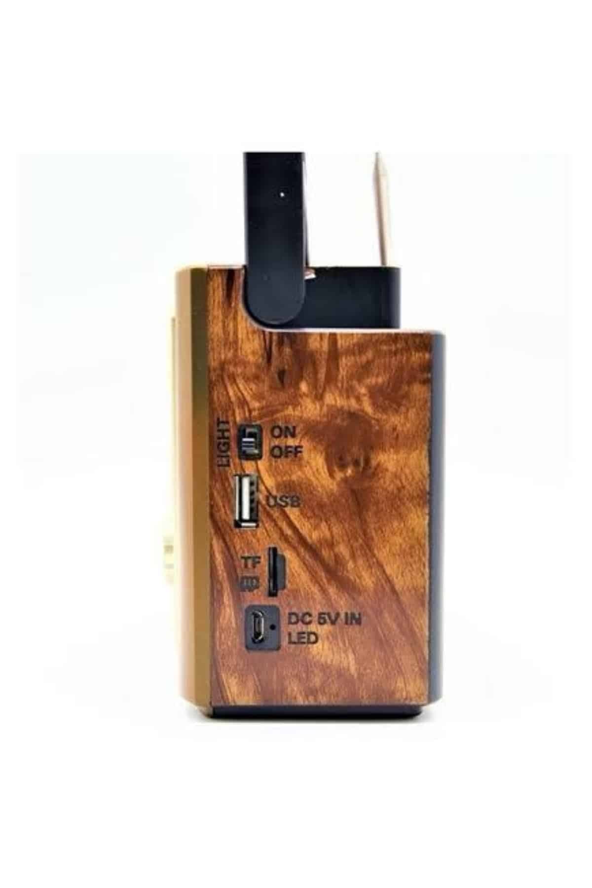 Müzik Kutusu Bluetooth Bağlantılı El Fenerli Nostaljik