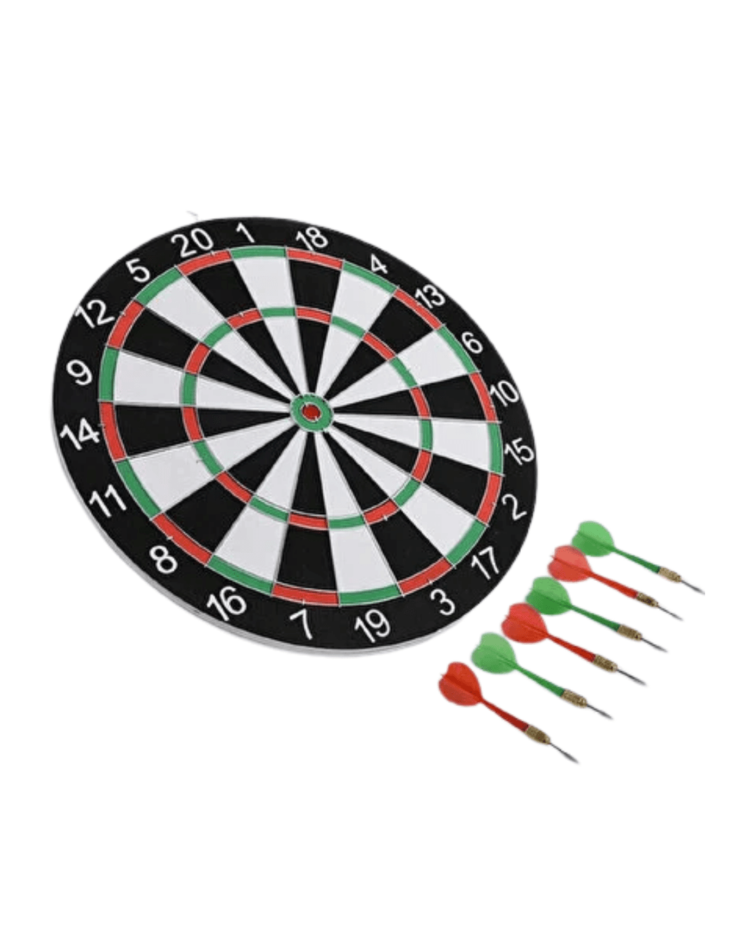 Kaliteli Ahşap Dart Tahtası 12 İnç 4 Adet Metal İğne