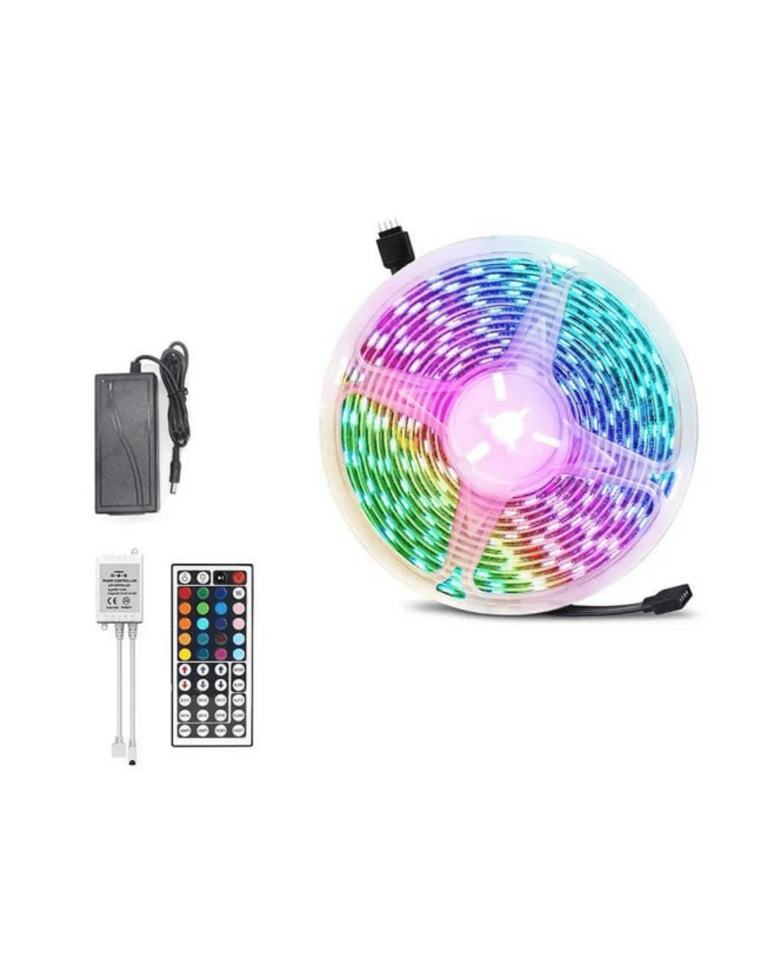 RGB LED Şerit 5 Metre Uzaktan Kumandalı Ortam