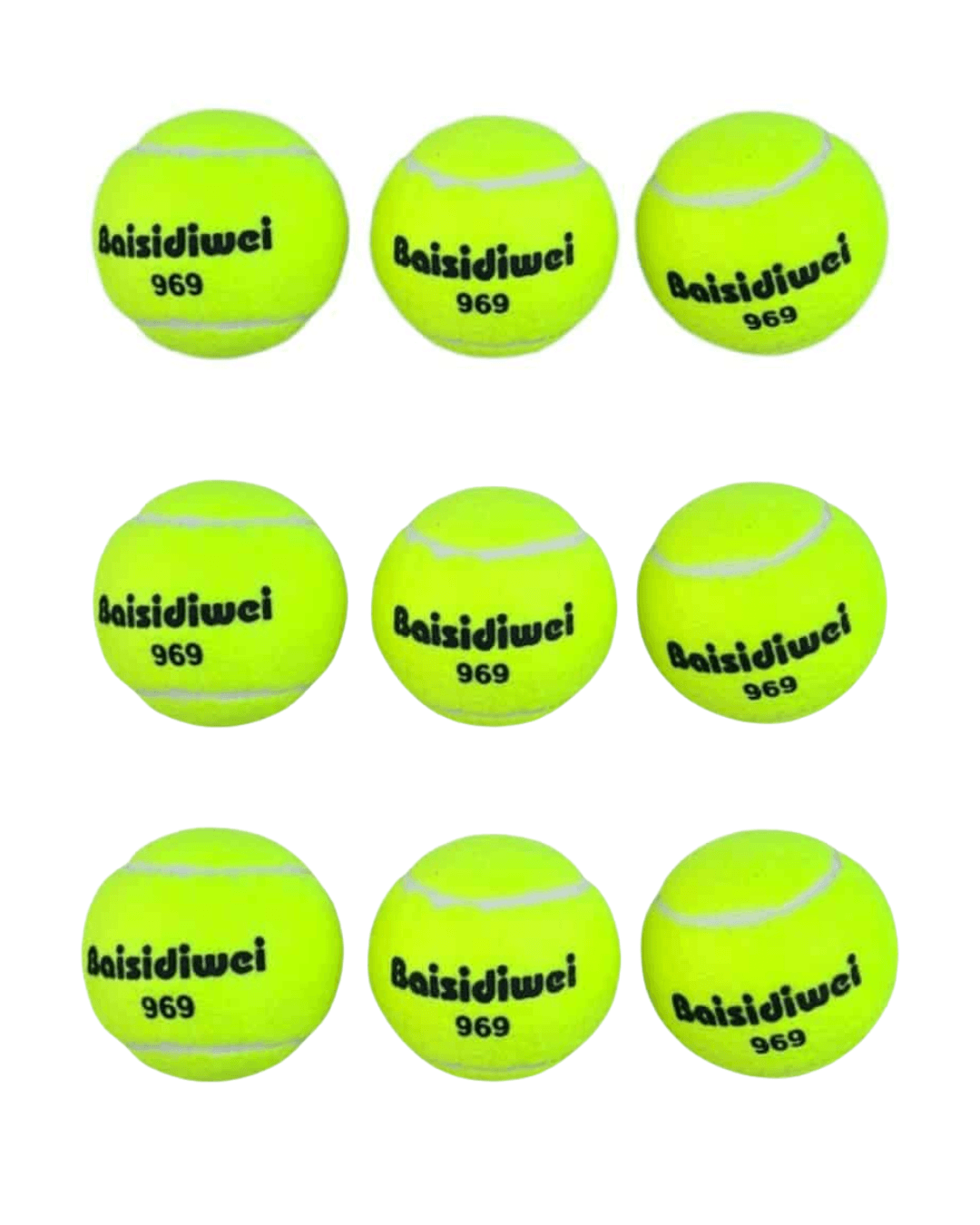 Tenis Topu 9’lu Set Antrenman ve Maç İçin Dayanıklı