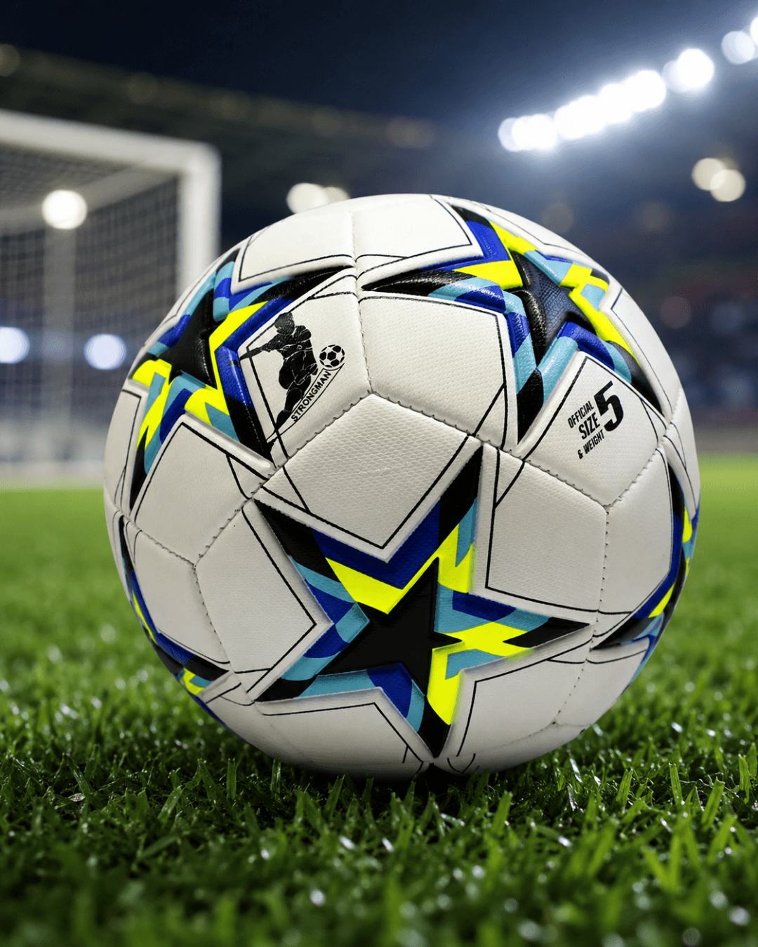 Profesyonel Dikişli Futbol Topu Dayanıklı Kaymaz