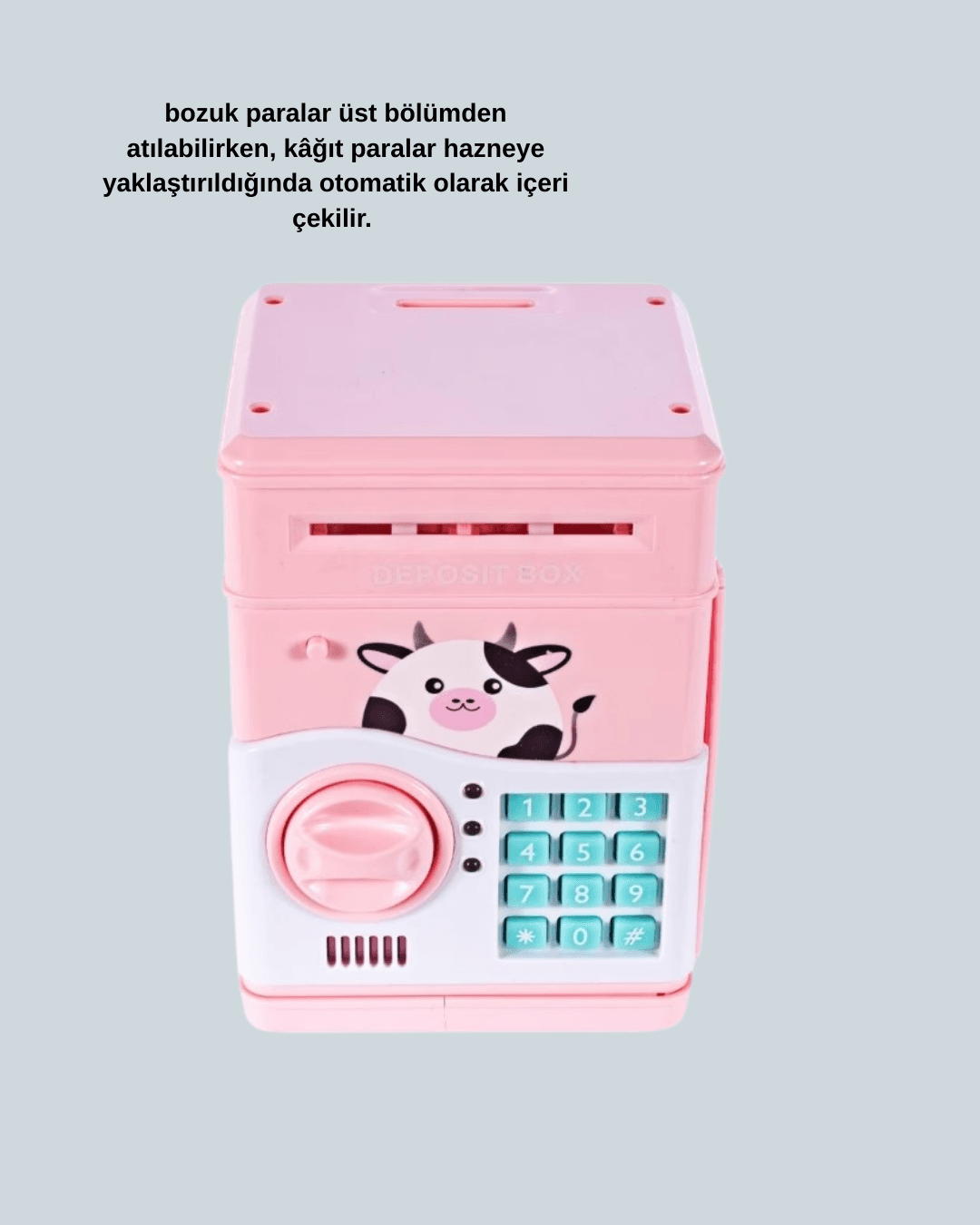 Pembe Elektronik Şifreli Otomatik Para Çeken ATM
