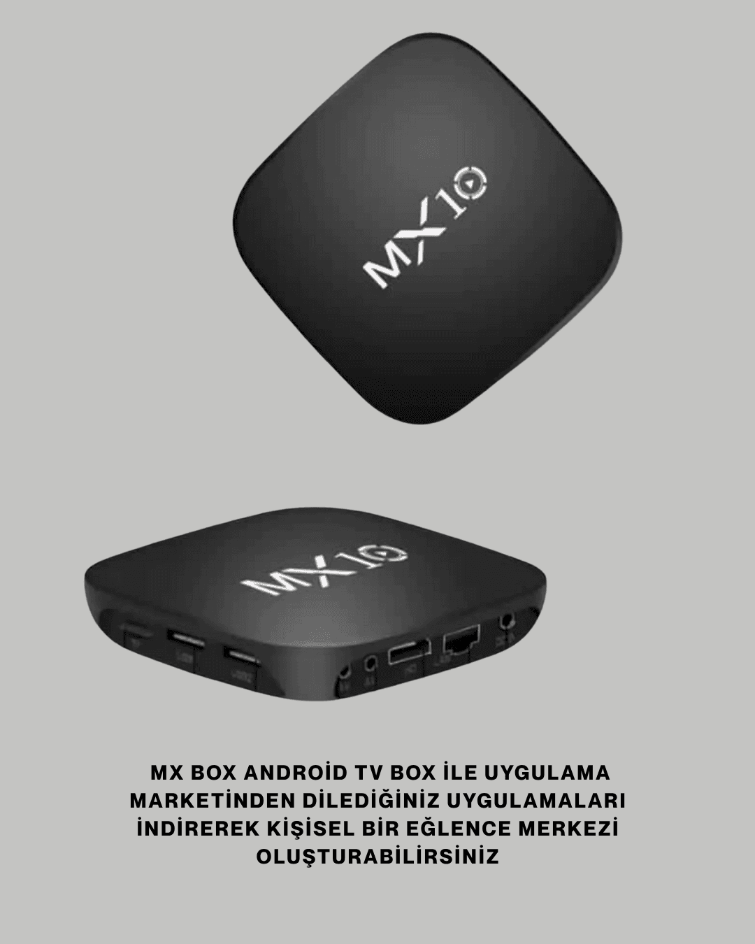 UHD Android Medya Oynatıcı 8 GB Hafıza 2 GB RAM Wi-Fi