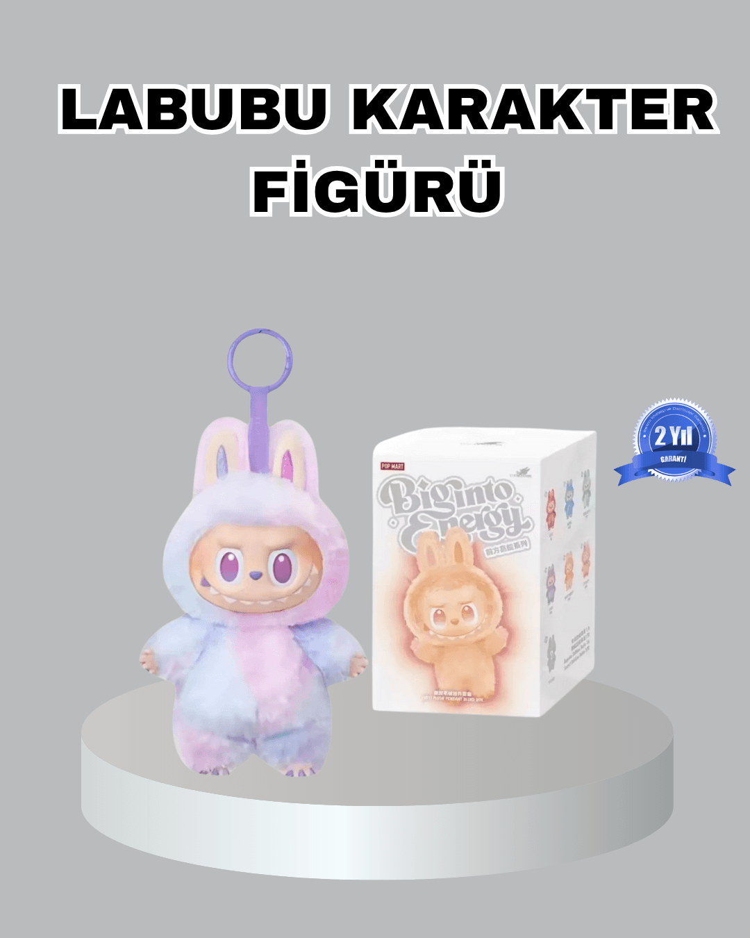 Dekoratif Yumuşak Labubu Peluş Figür – Koleksiyonluk ve