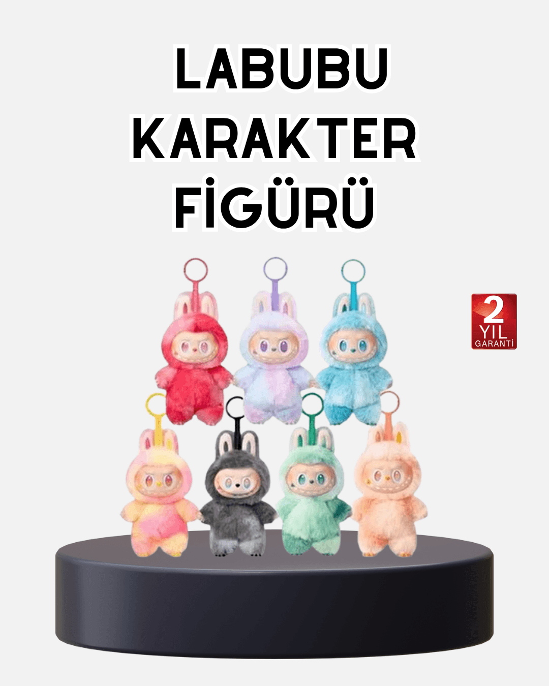 Labubu Koleksiyonluk Peluş Oyuncak – Yumuşak Kumaşlı,